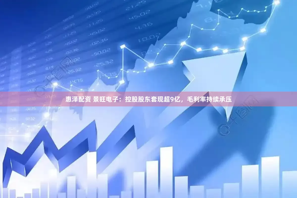惠泽配资 景旺电子：控股股东套现超9亿，毛利率持续承压