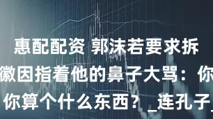 惠配配资 郭沫若要求拆古城墙，林徽因指着他的鼻子大骂：你算个什么东西？_连孔子_北京_历史